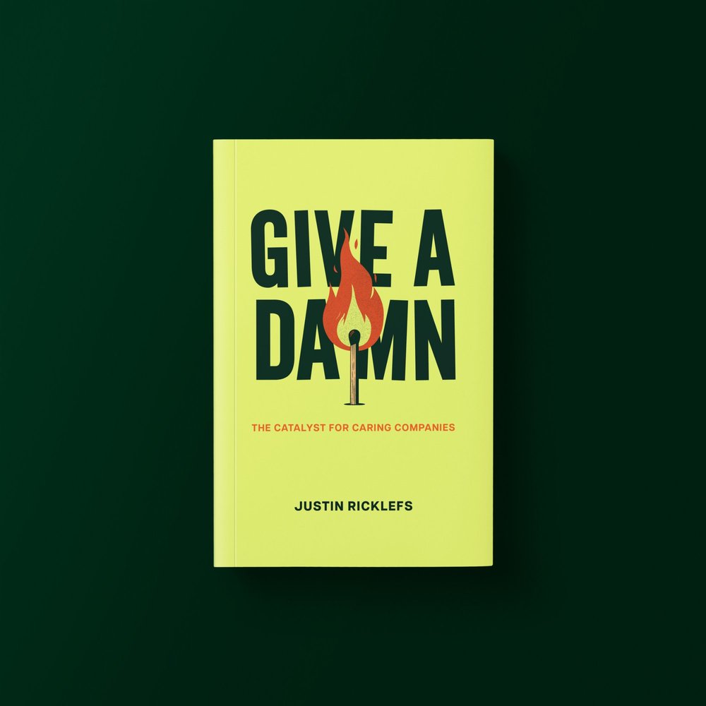 Give a Damn by Justin Ricklefs — Book Cover